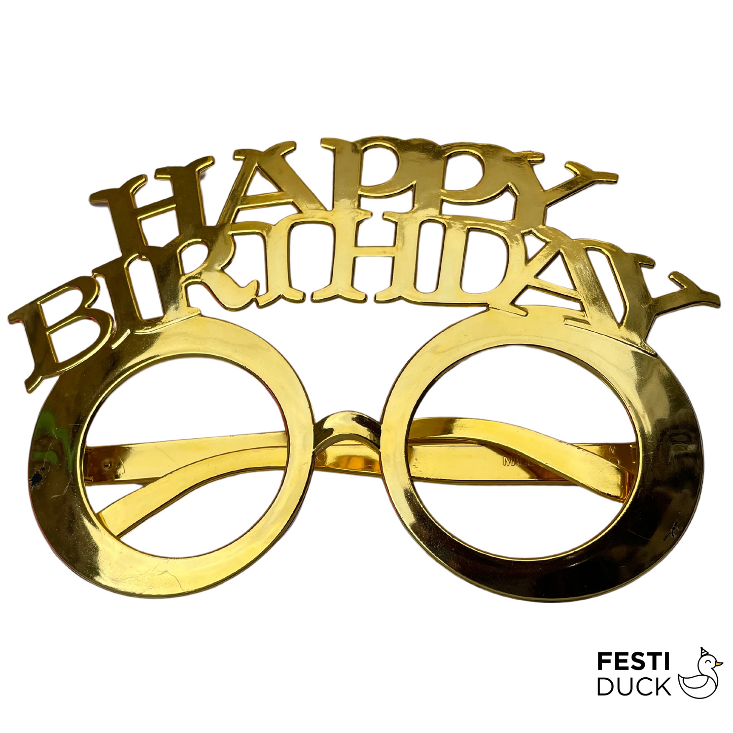 Festive Happy Birthday Party Goggles - Colorful Pack of 5