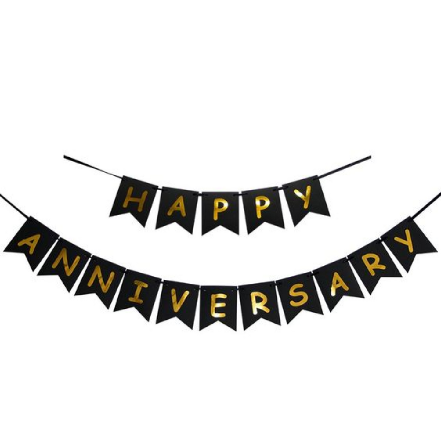 Sophisticated Happy Anniversary Banner