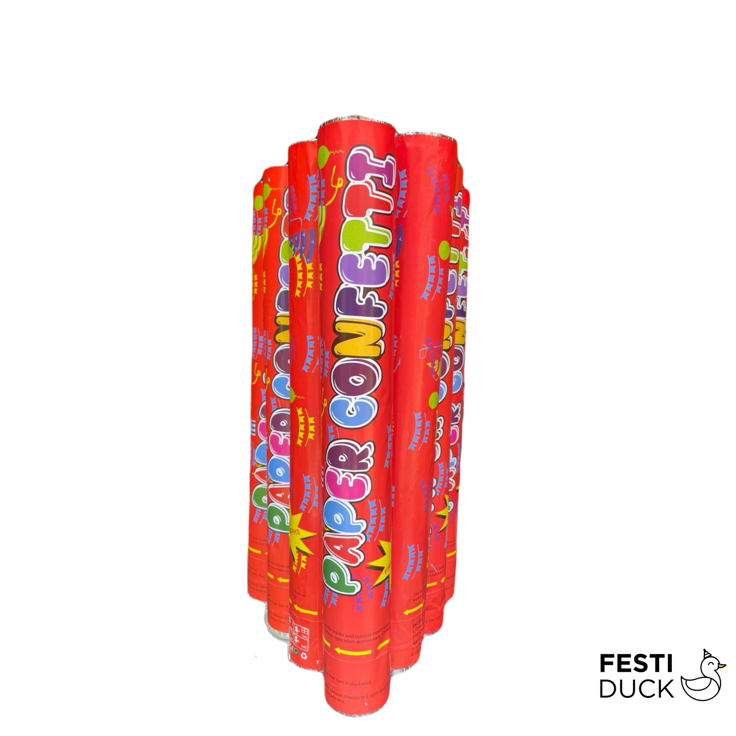 Confetti Cannon Party Poppers (Pack of 8)