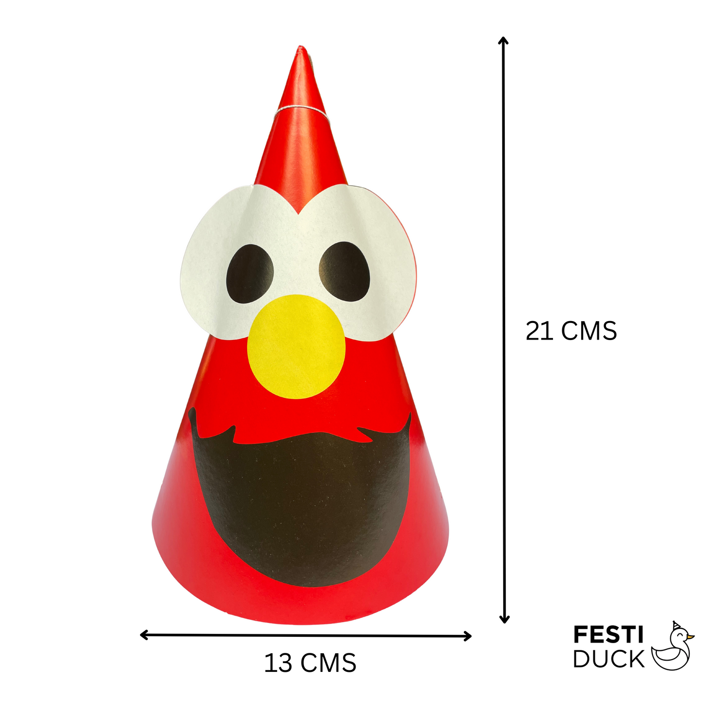 Festi Duck™ Funny Eye Pop-Out Birthday Party Caps - Pack of 10