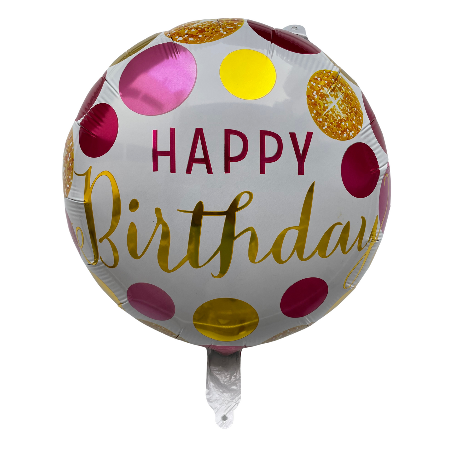 Vibrant Happy Birthday Foil Balloon - 18 Inch