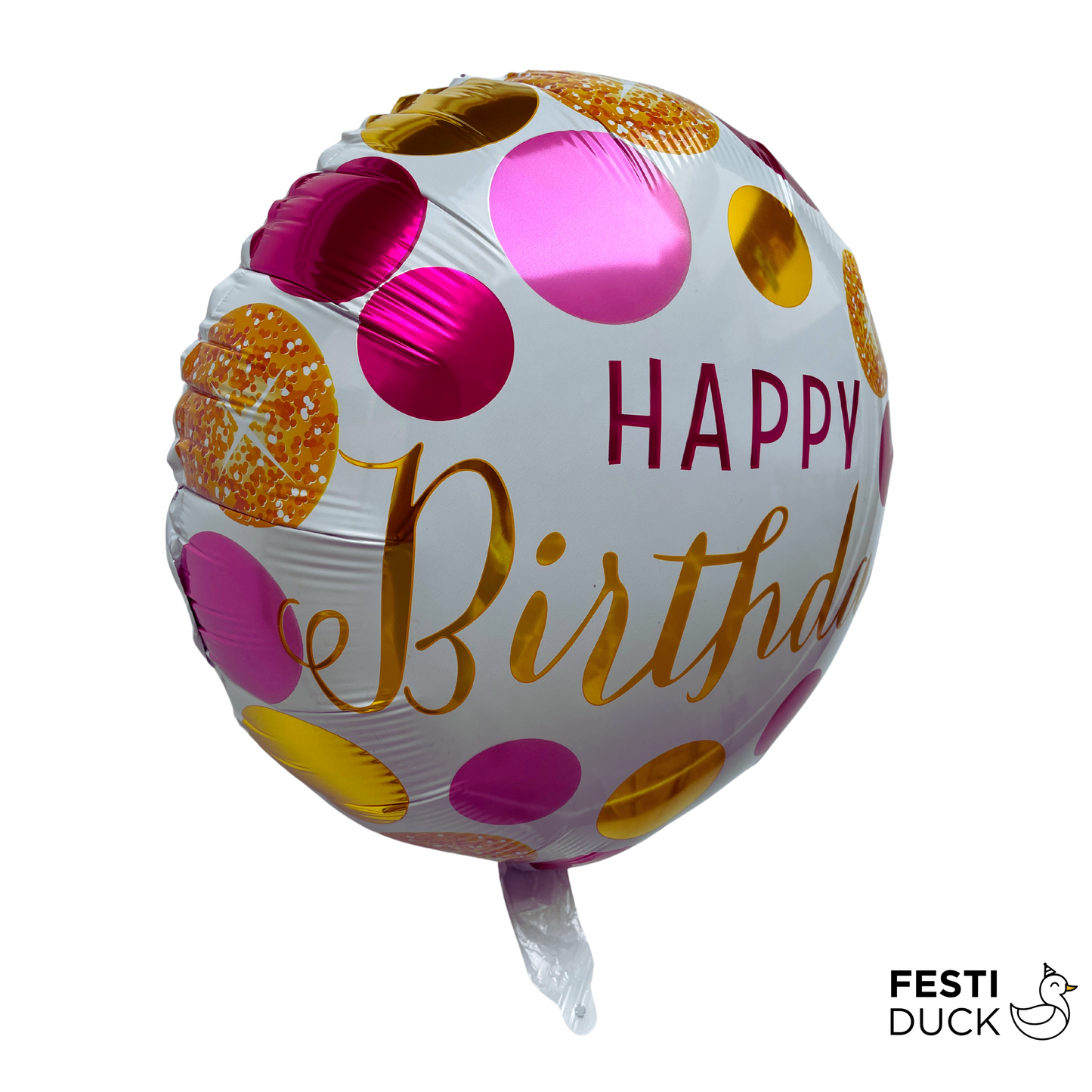 Vibrant Happy Birthday Foil Balloon - 18 Inch