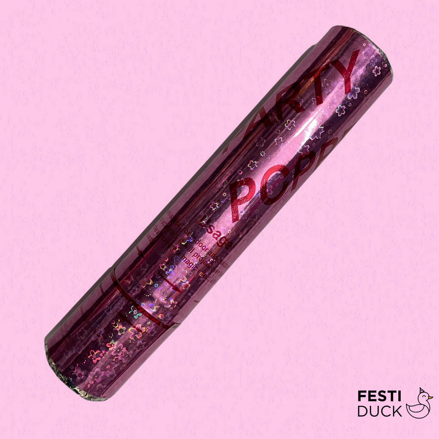 Multi-coloured Foil confetti Cannon - 20 cm