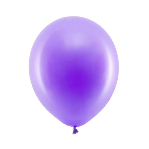 Violet pastel latex balloons pack of 25