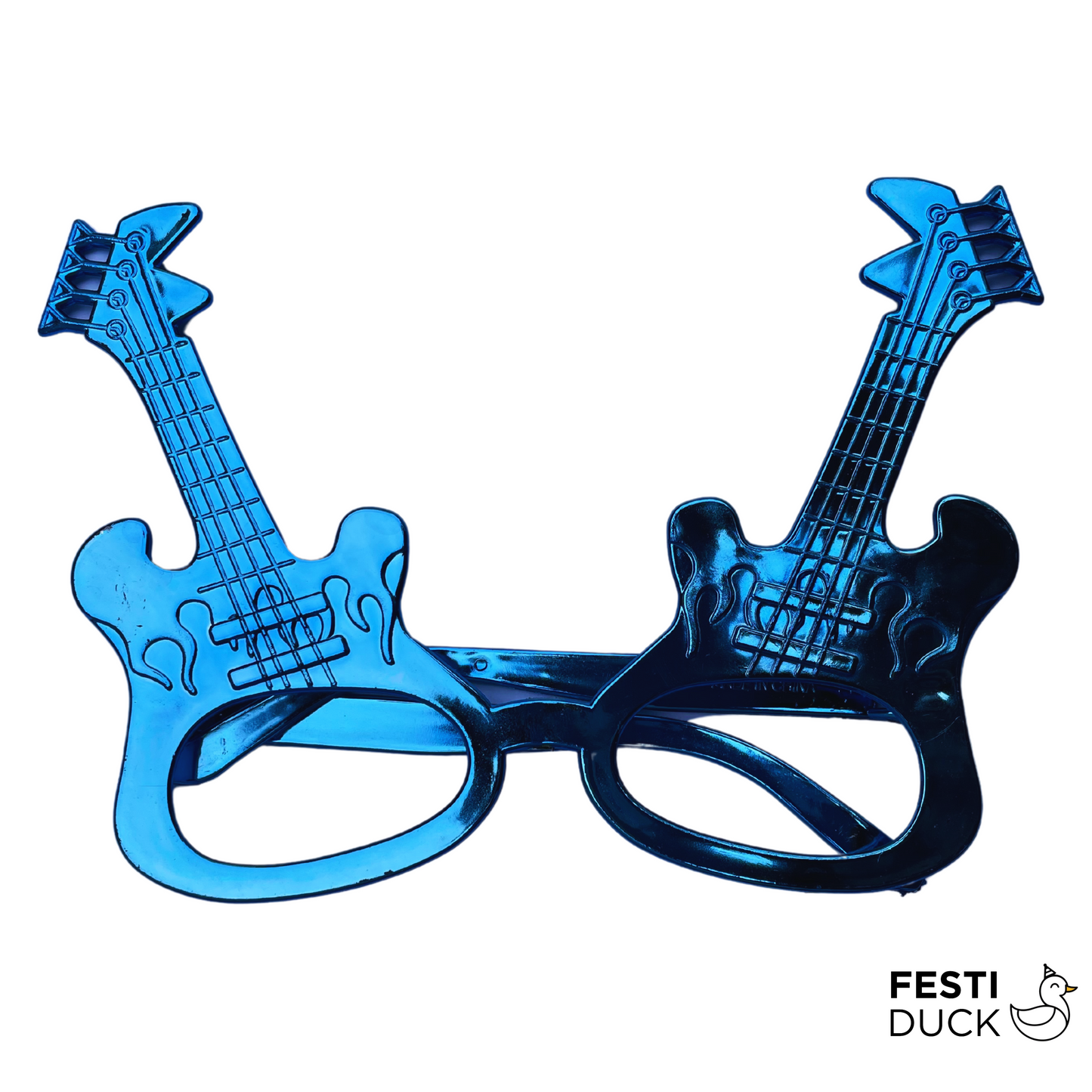 Festive Multicolor Guitar Birthday Party Glasses - Pack of 5