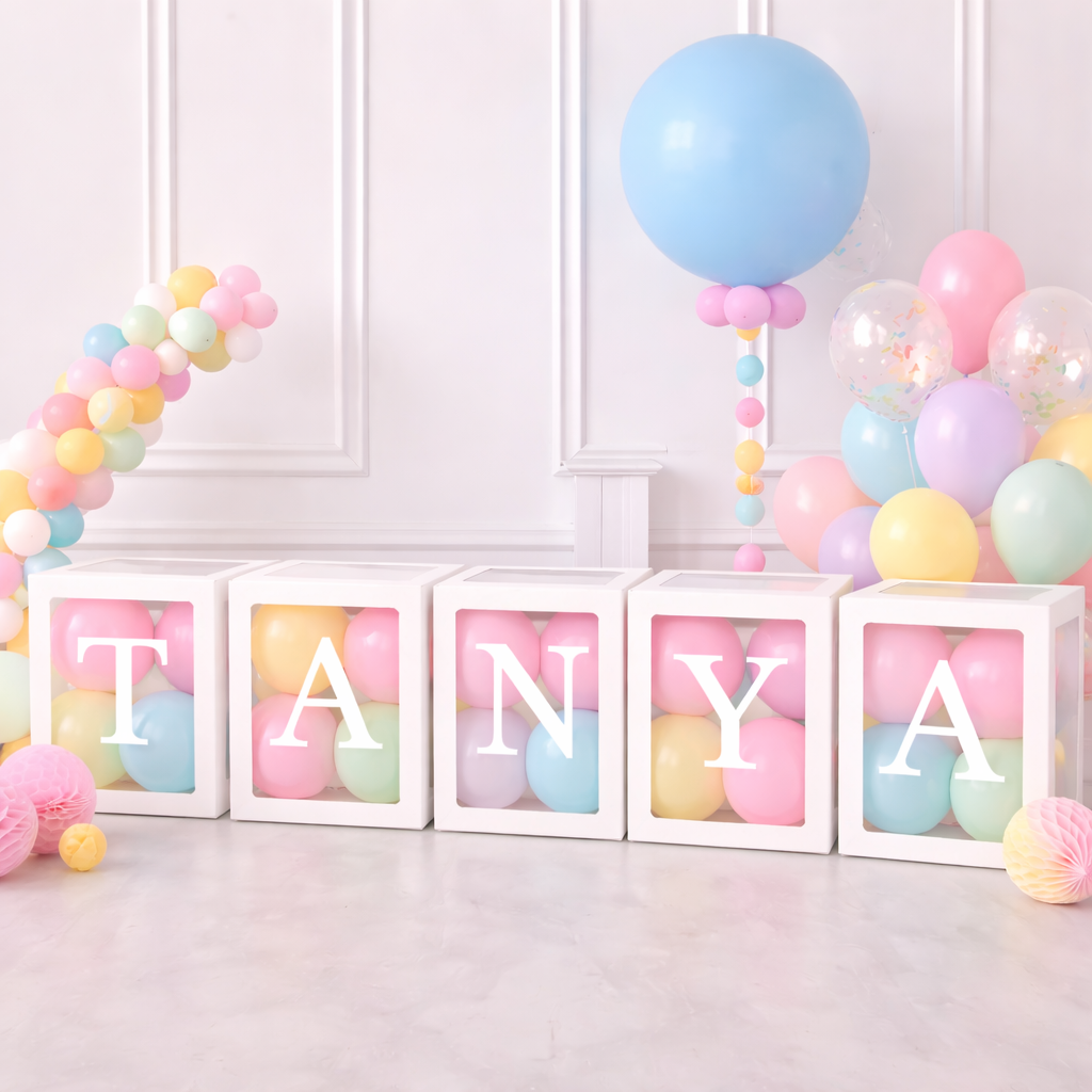 Personalised Balloon Boxes: Best Way to Personalise Birthday Parties, Weddings & Events