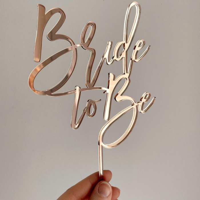 Bride to Be Cake Topper
