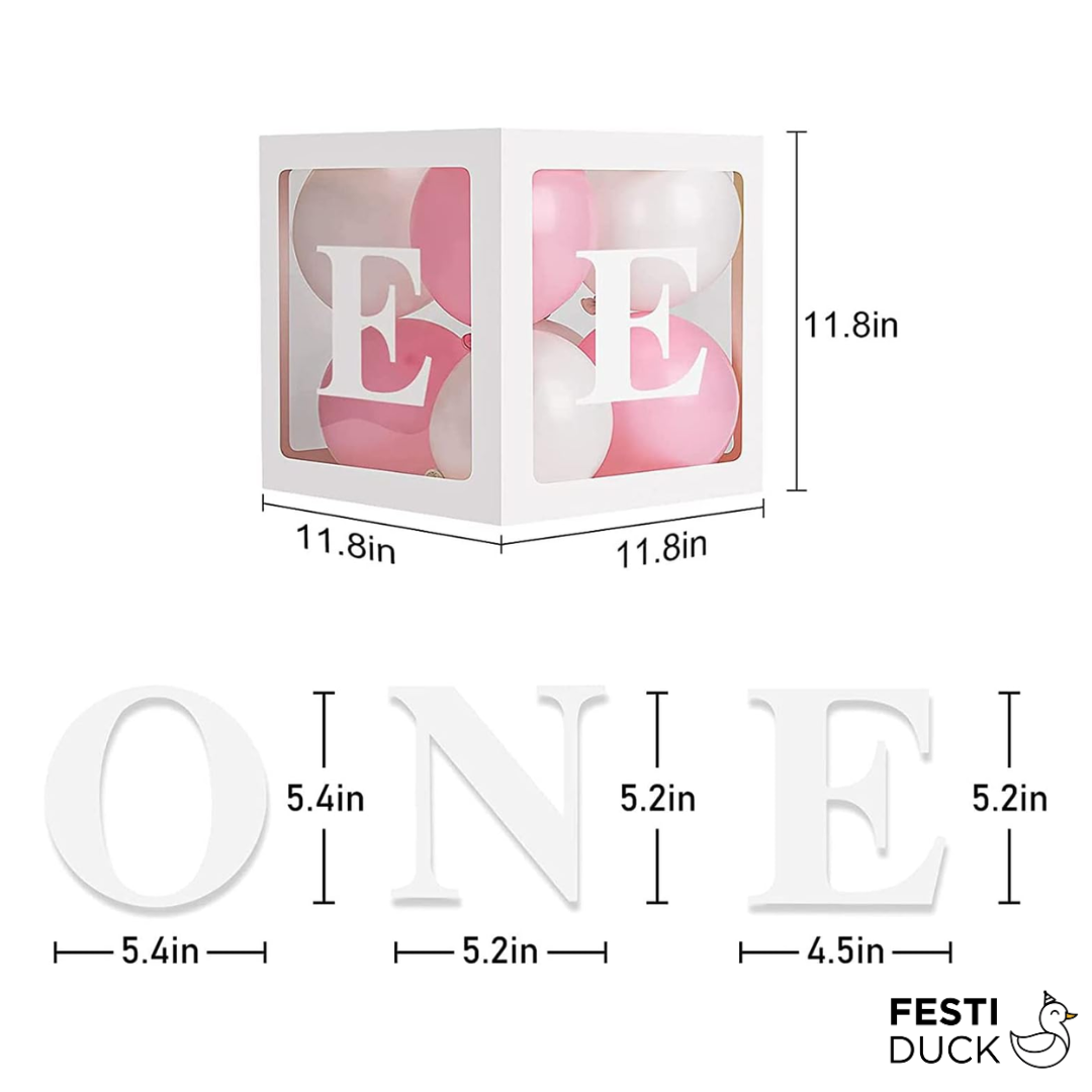 Premium ONE Letter Balloon Box Set