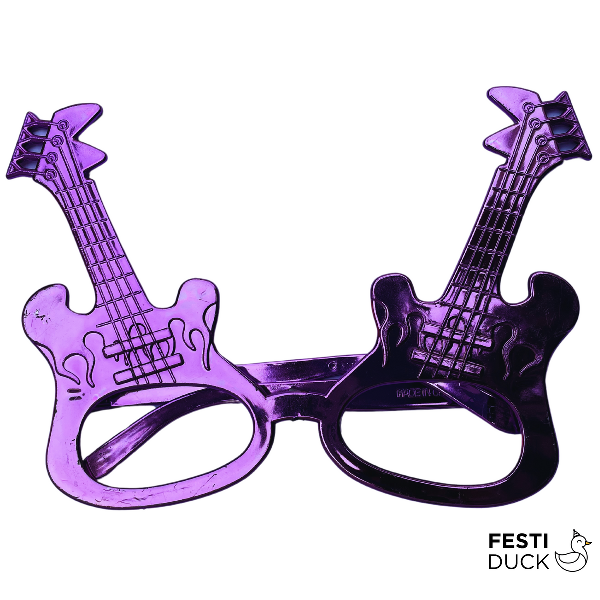 Festive Multicolor Guitar Birthday Party Glasses - Pack of 5