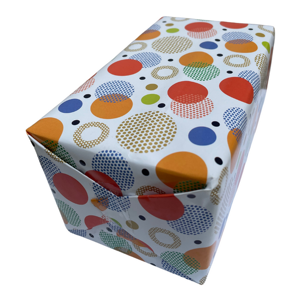 Premium Multicolour with Dotted Circle Gift Wrapping Paper - 70x50cm