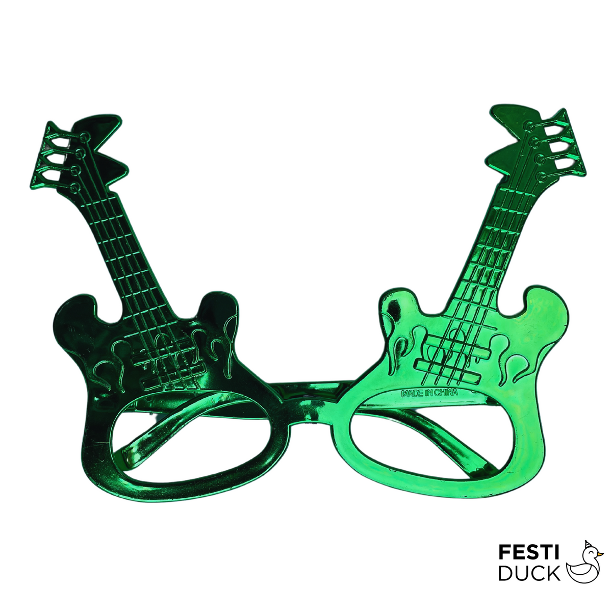 Festive Multicolor Guitar Birthday Party Glasses - Pack of 5