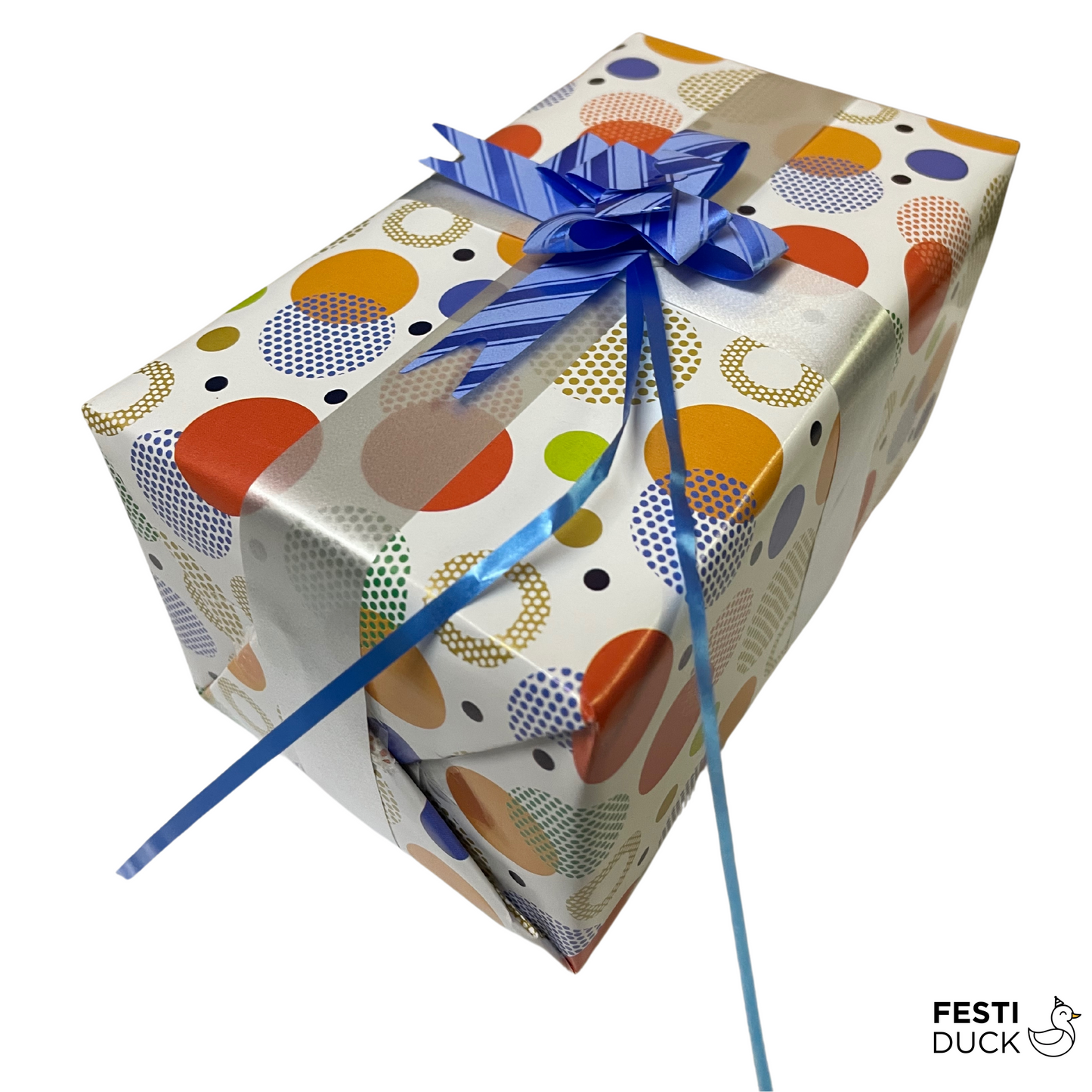 Premium Multicolour with Dotted Circle Gift Wrapping Paper - 70x50cm