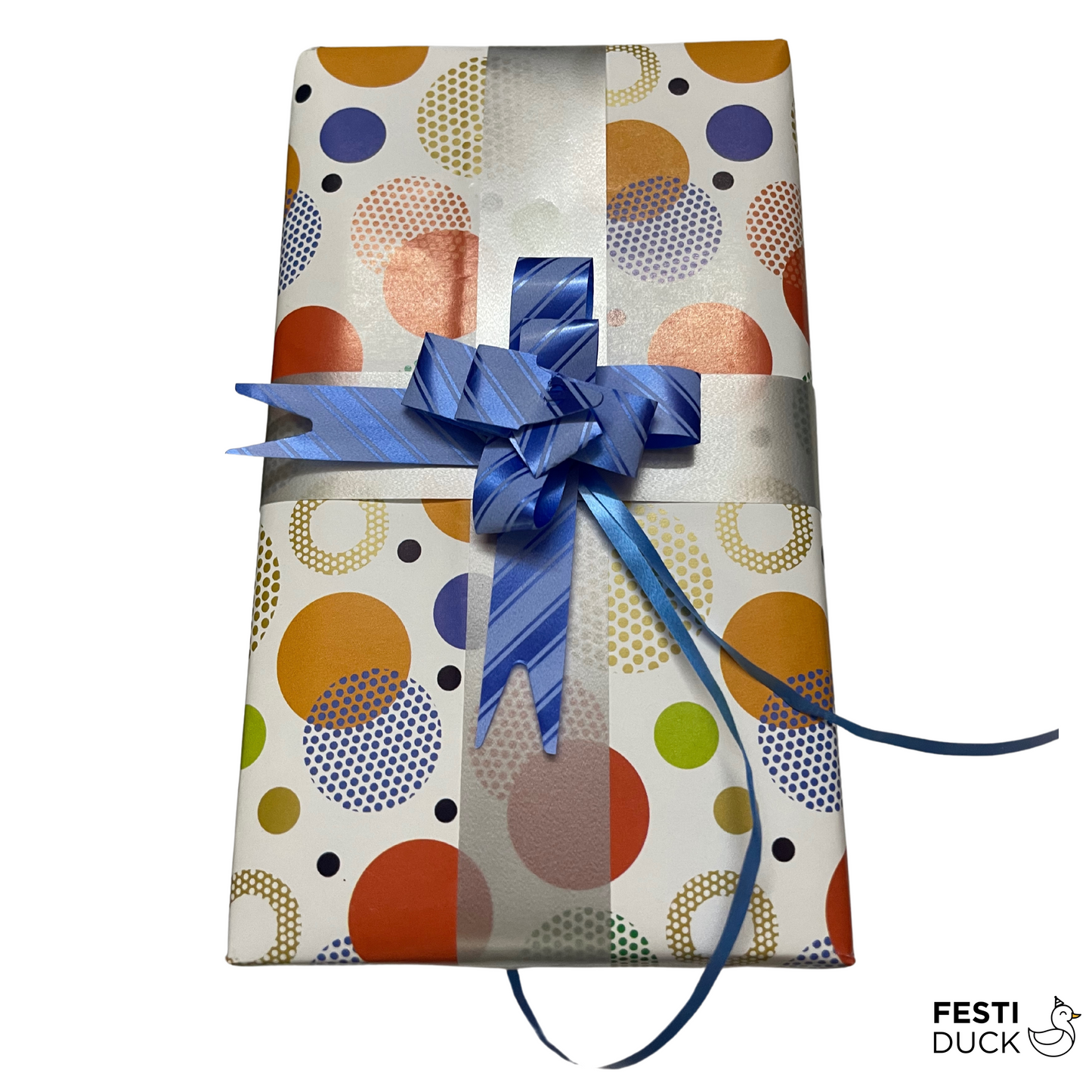 Premium Multicolour with Dotted Circle Gift Wrapping Paper - 70x50cm