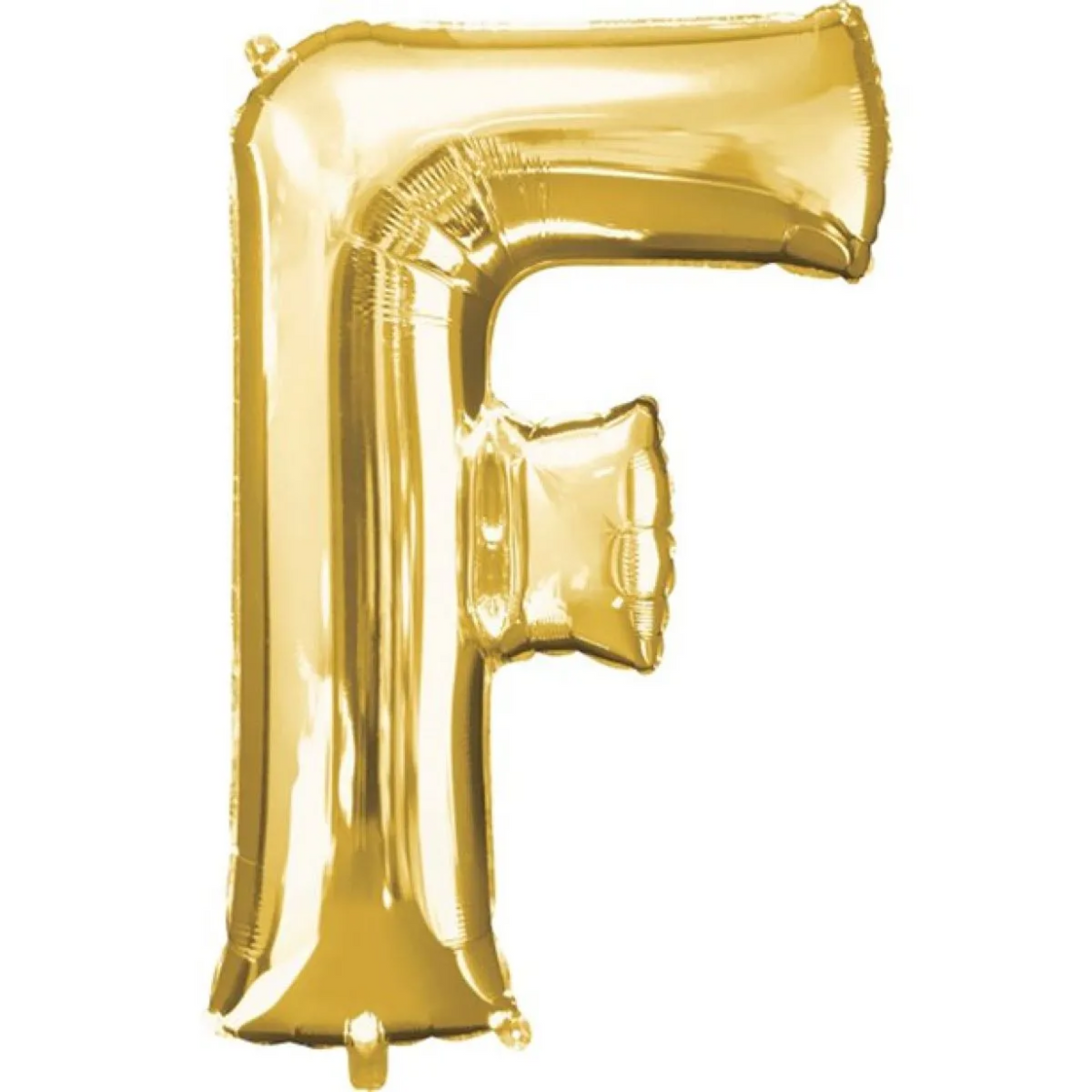 Gold Foil 'F' Letter Balloon - 16 x 40 cm
