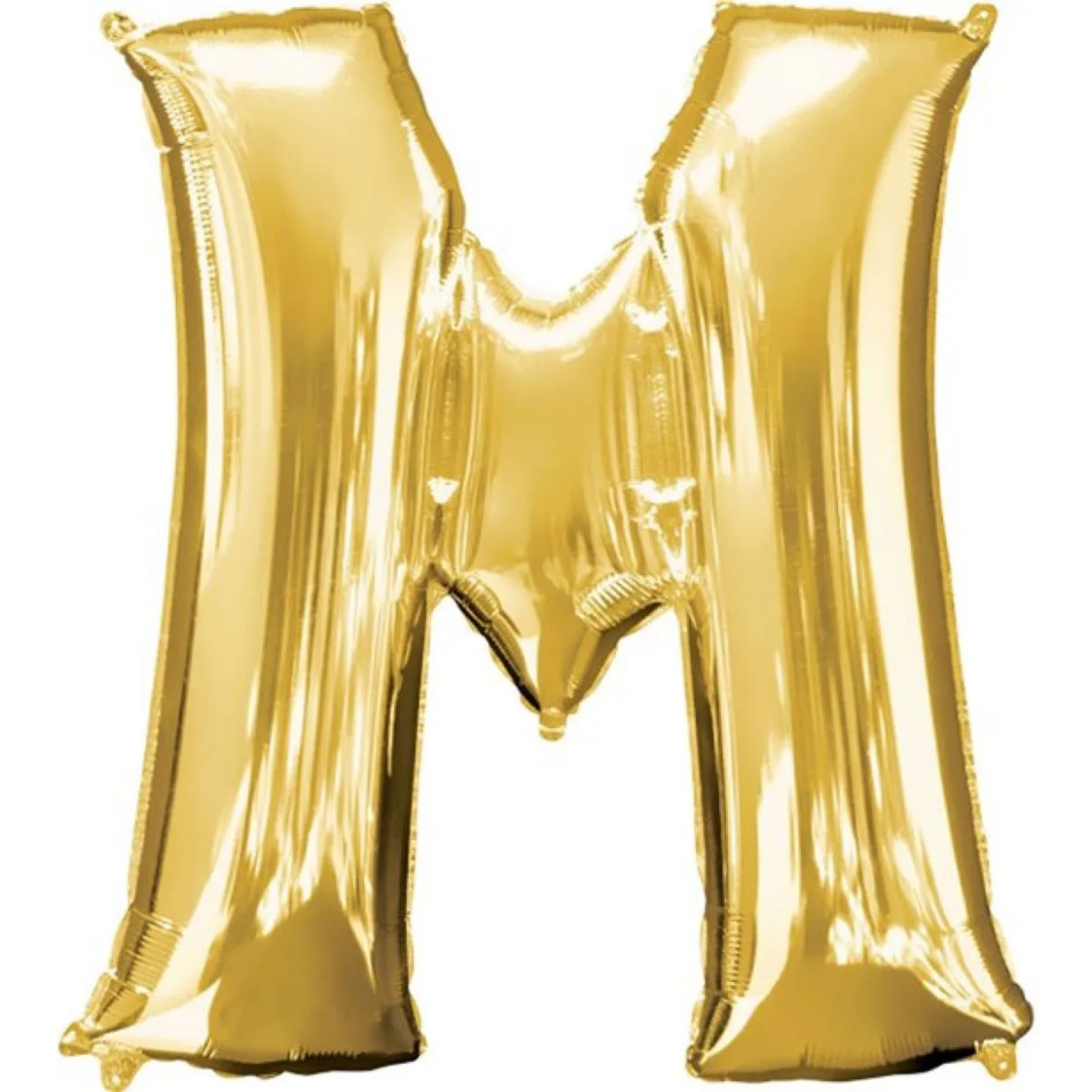 Gold Foil 'M' Letter Balloon - 16 x 40 cm