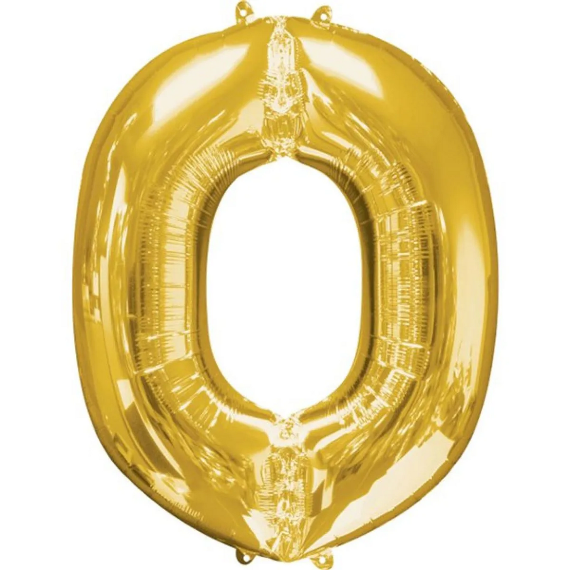 Gold Foil 'O' Letter Balloon - 16 x 40 Cms