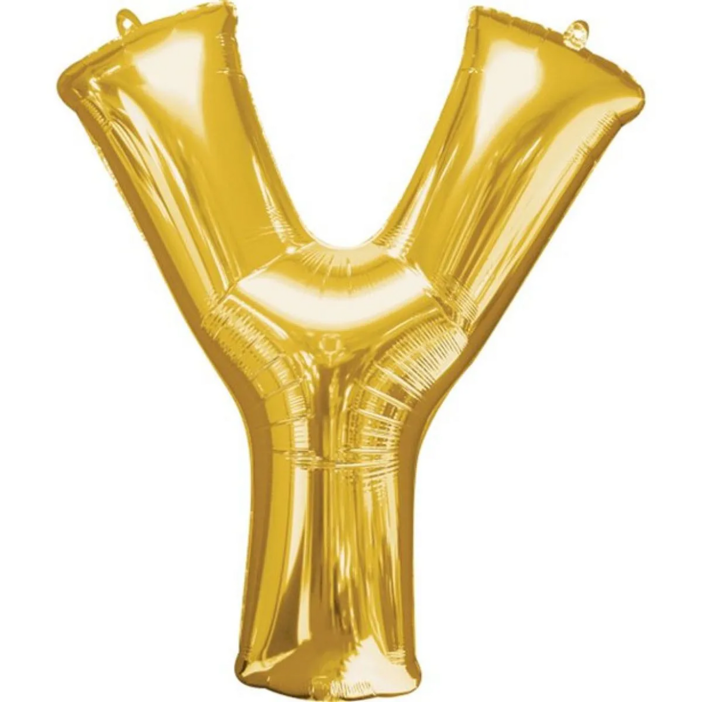 Gold Foil 'Y' Letter Balloon - 16 x 40 Cms