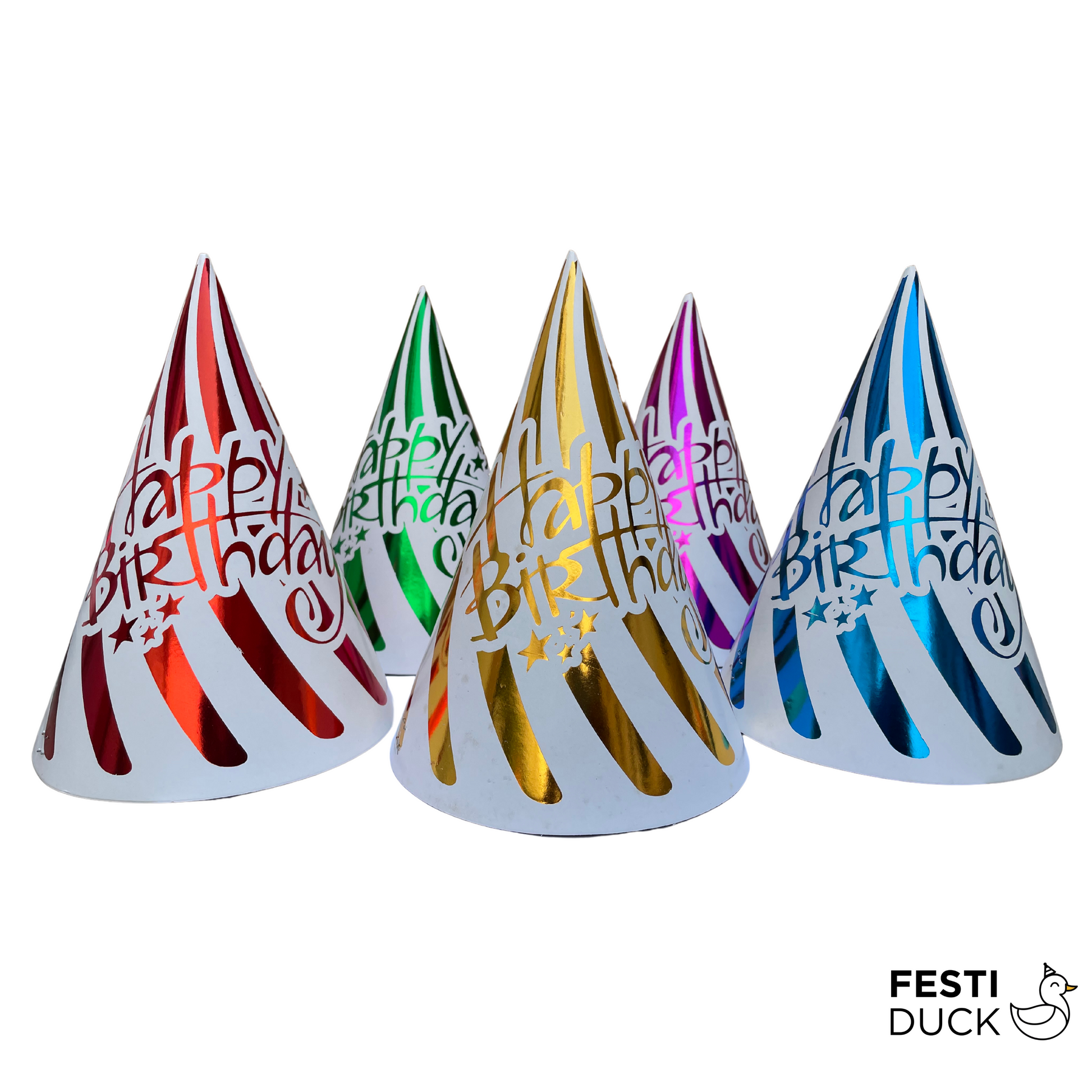 Festi Duck Birthday Party Caps