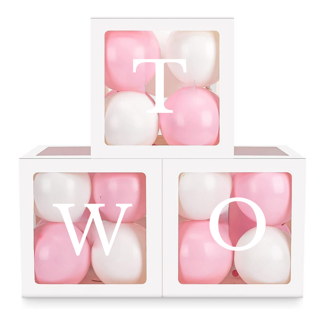 Premium TWO Letter Balloon Box Set