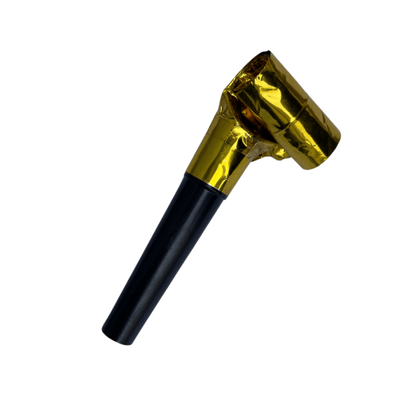 Gold Party Blowouts & Noisemakers