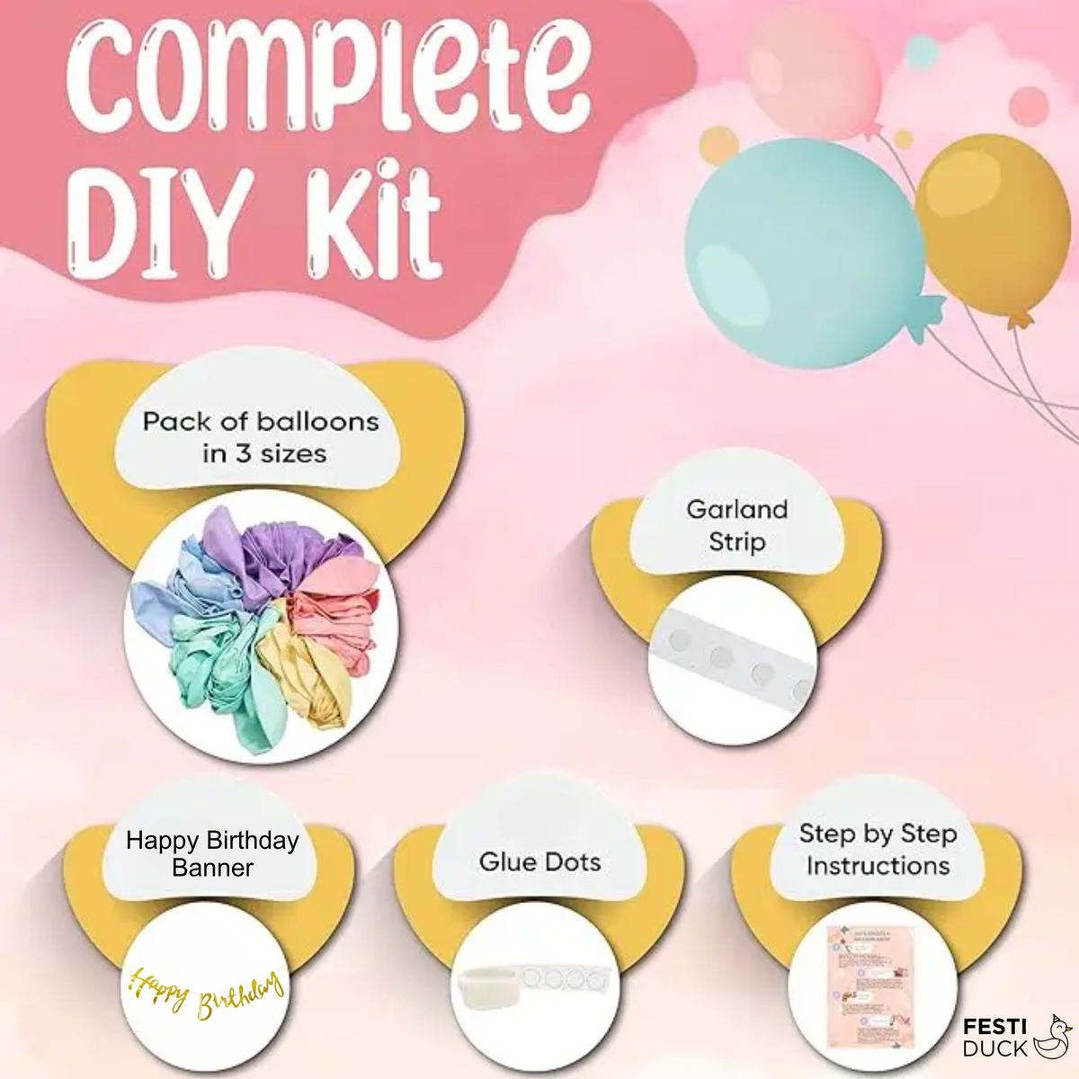Pastel Balloon Combo