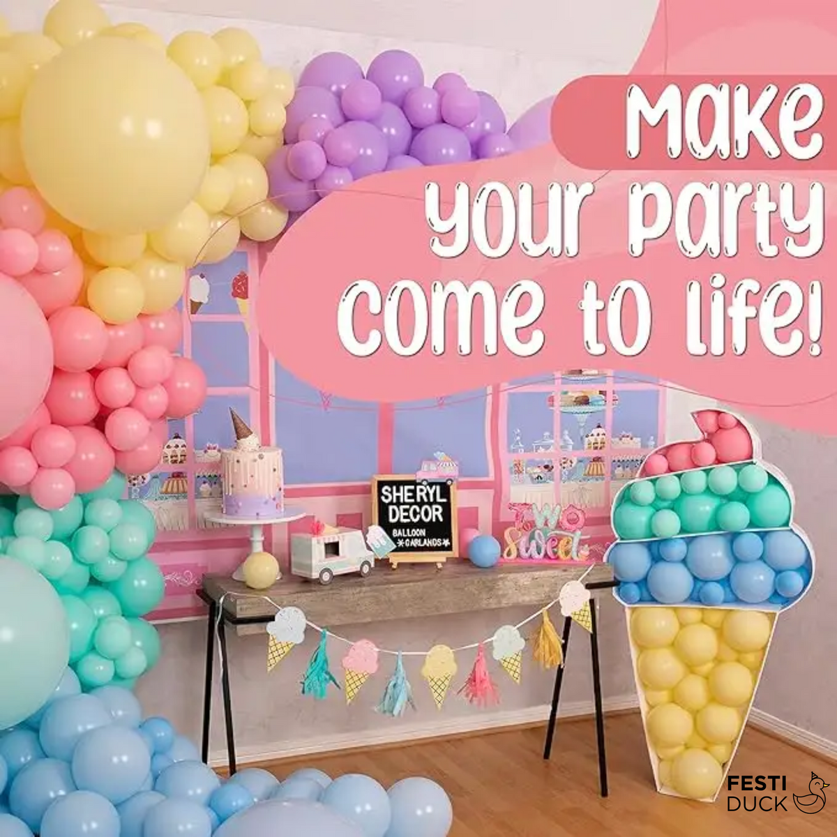 Pastel Balloon Combo