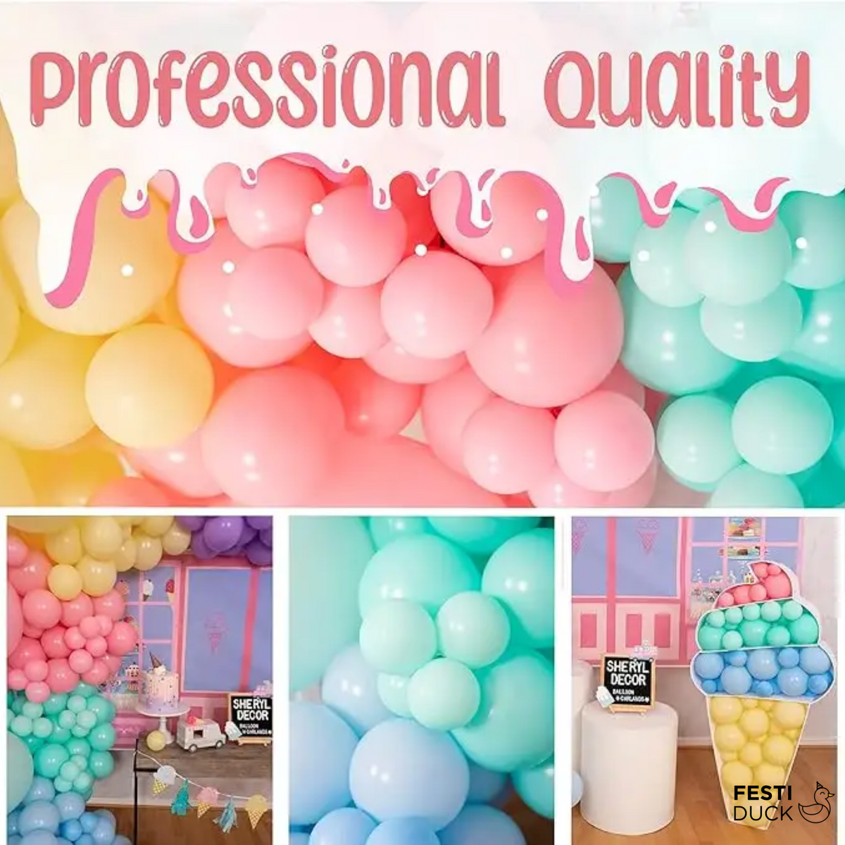 Pastel Balloon Combo