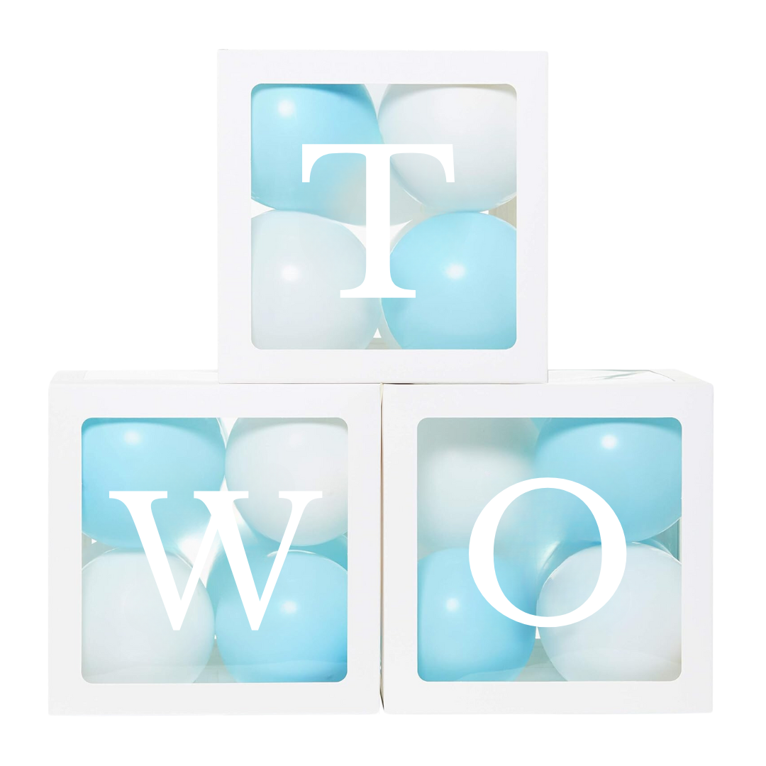 Premium TWO Letter Balloon Box Set