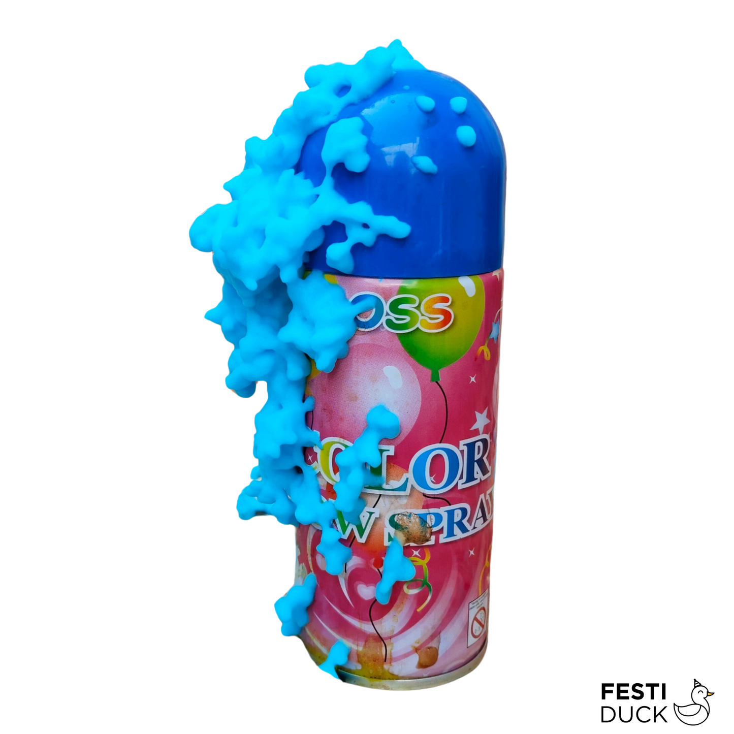Festi Duck Colour Snow Spray (Pack of 4) – Vibrant & Fun Artificial Snow Spray for Festivals, Birthdays,Weddings,&Party Celebrations