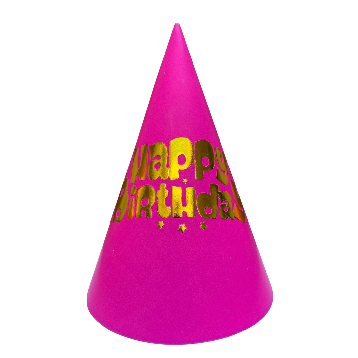 Multicoloured Birthday Caps pack of 10 | Party Hats for Adults & Kids