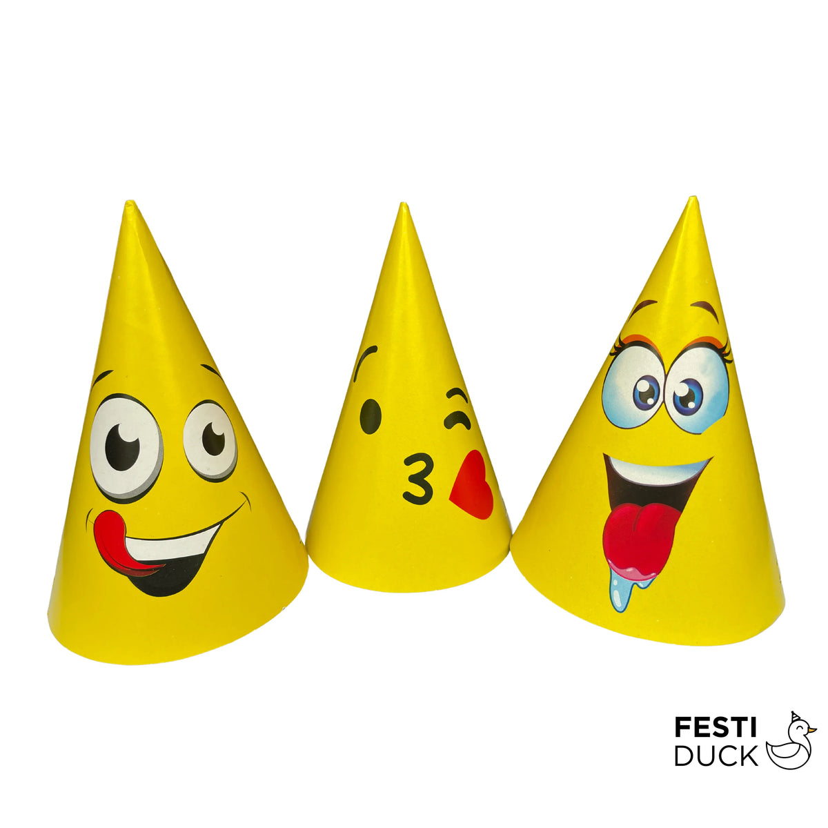 Smiley Birthday Party Caps