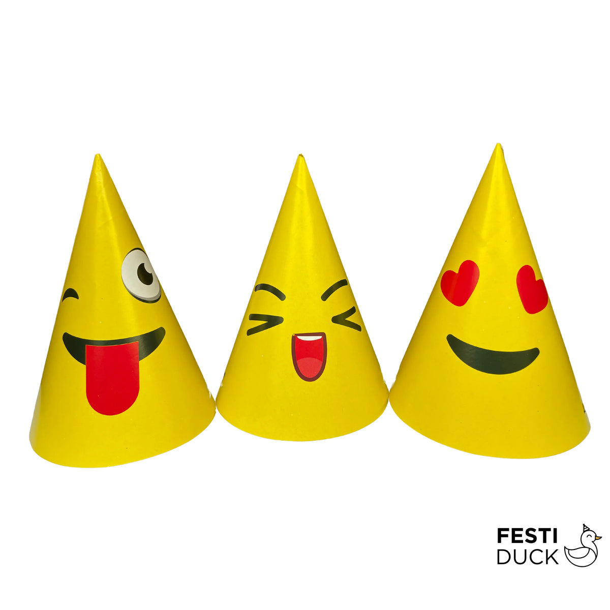 Smiley Birthday Party Caps