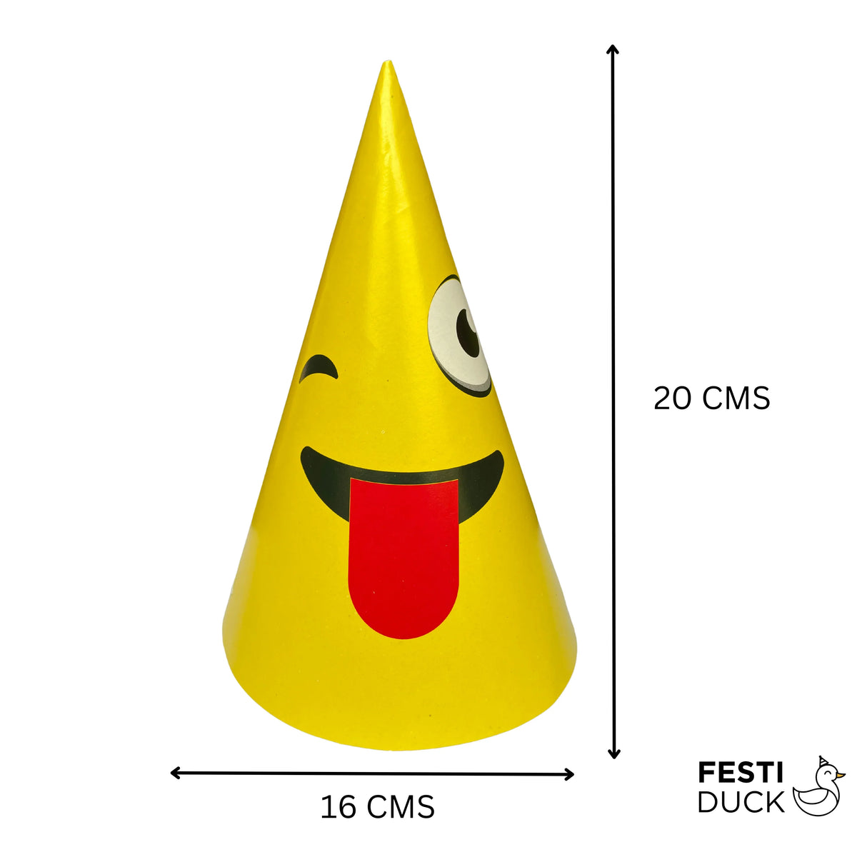 Smiley Birthday Party Caps