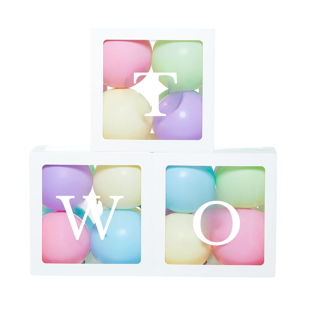 Premium TWO Letter Balloon Box Set