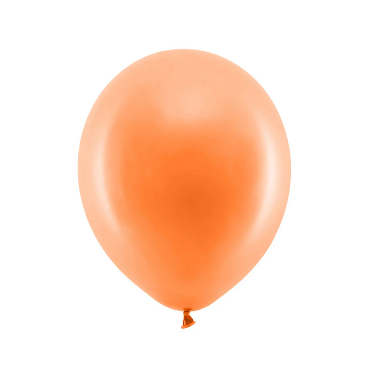 Orange pastel latex balloons pack of 25
