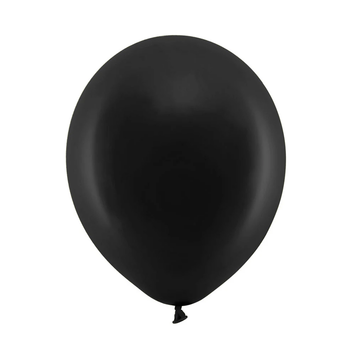 Black latex balloons pack of 25