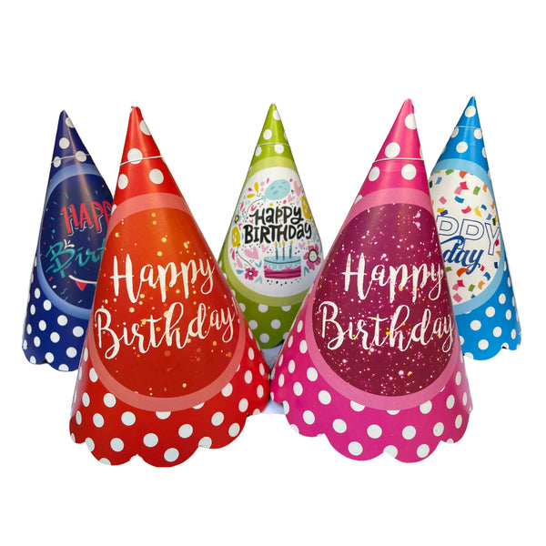 Polka Dot Party Caps