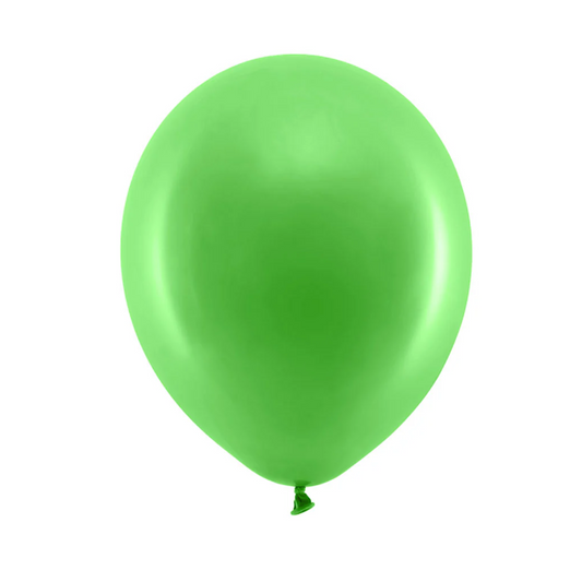 Green Pastel Latex Birthday Balloons