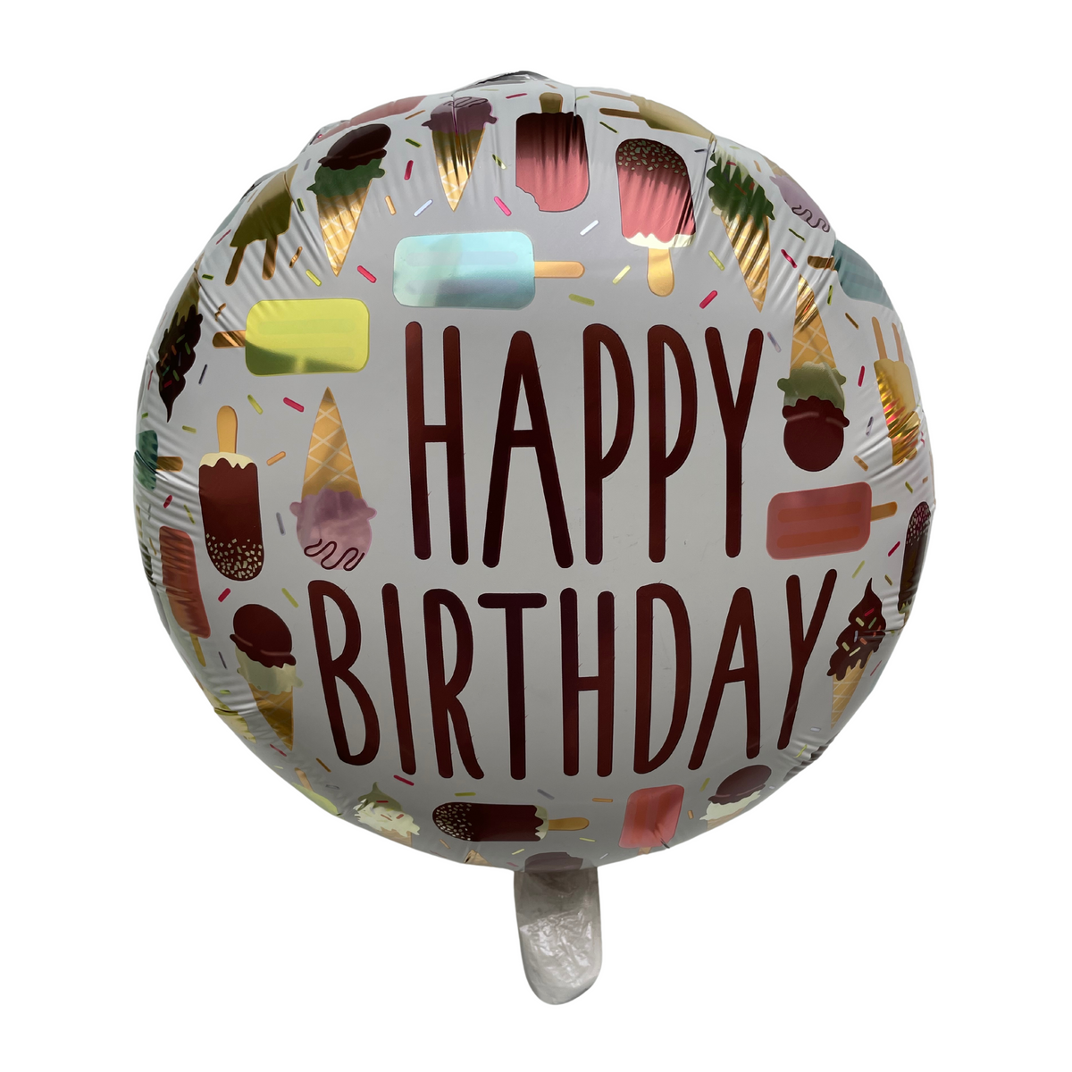 Vibrant Happy Birthday Foil Balloon