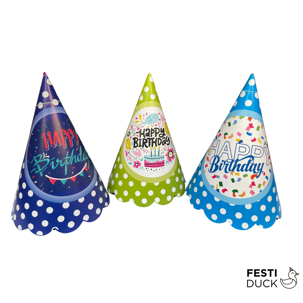 Polka Dot Party Caps