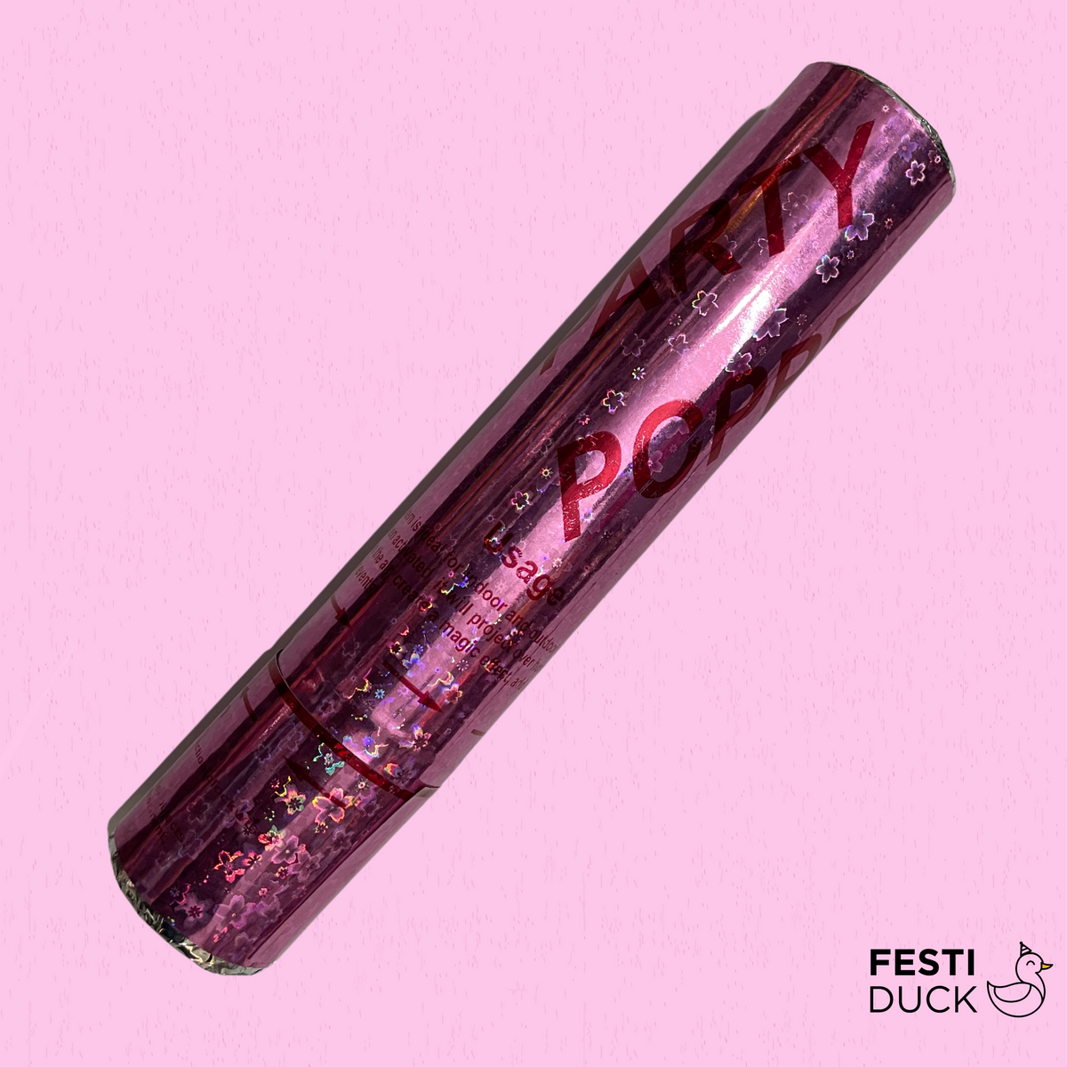 Multi-coloured Foil confetti Cannon - 20 cm