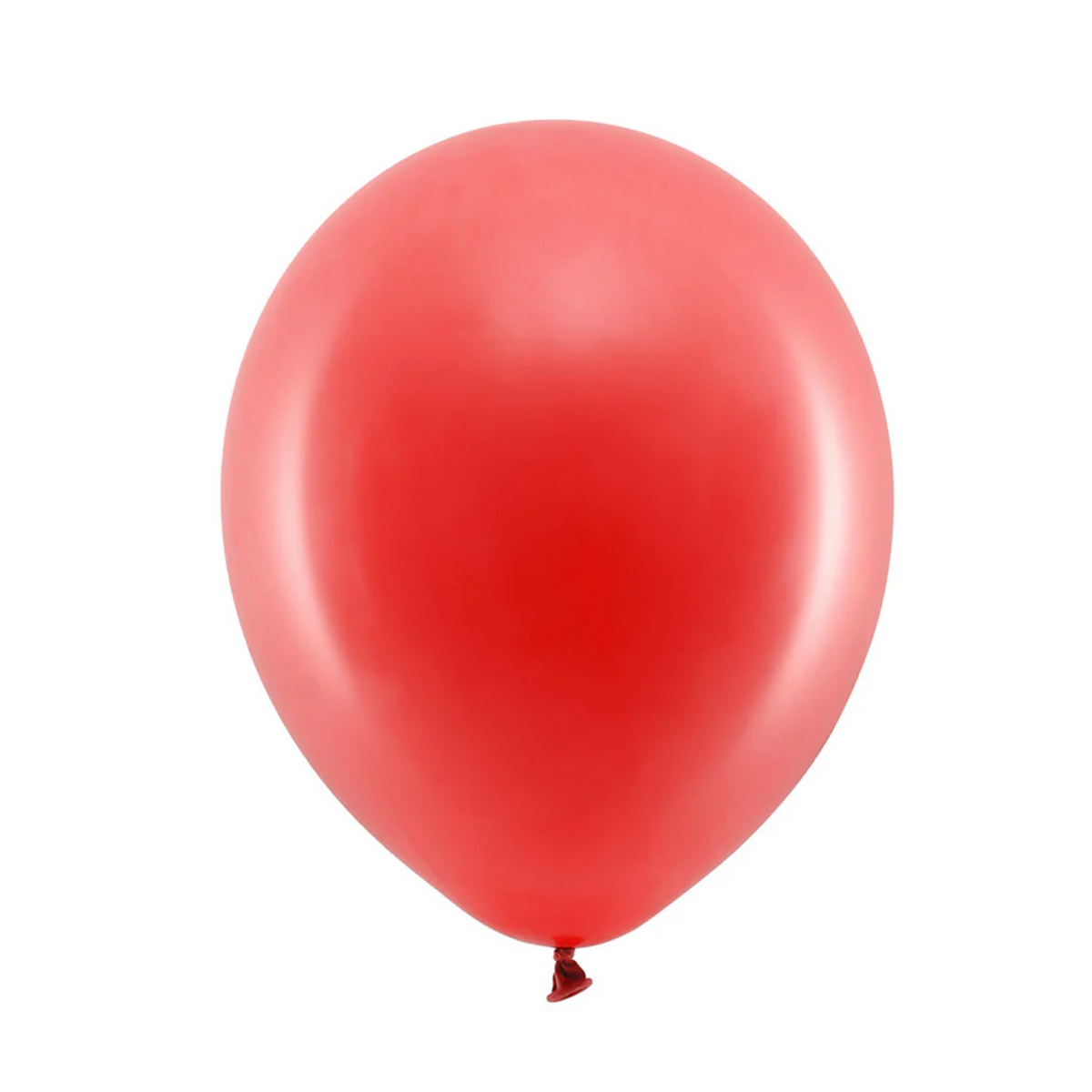 Red pastel latex balloons pack of 25