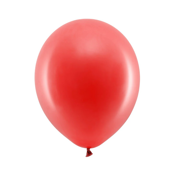Red Pastel Latex Birthday Balloons  (Pack of 25)