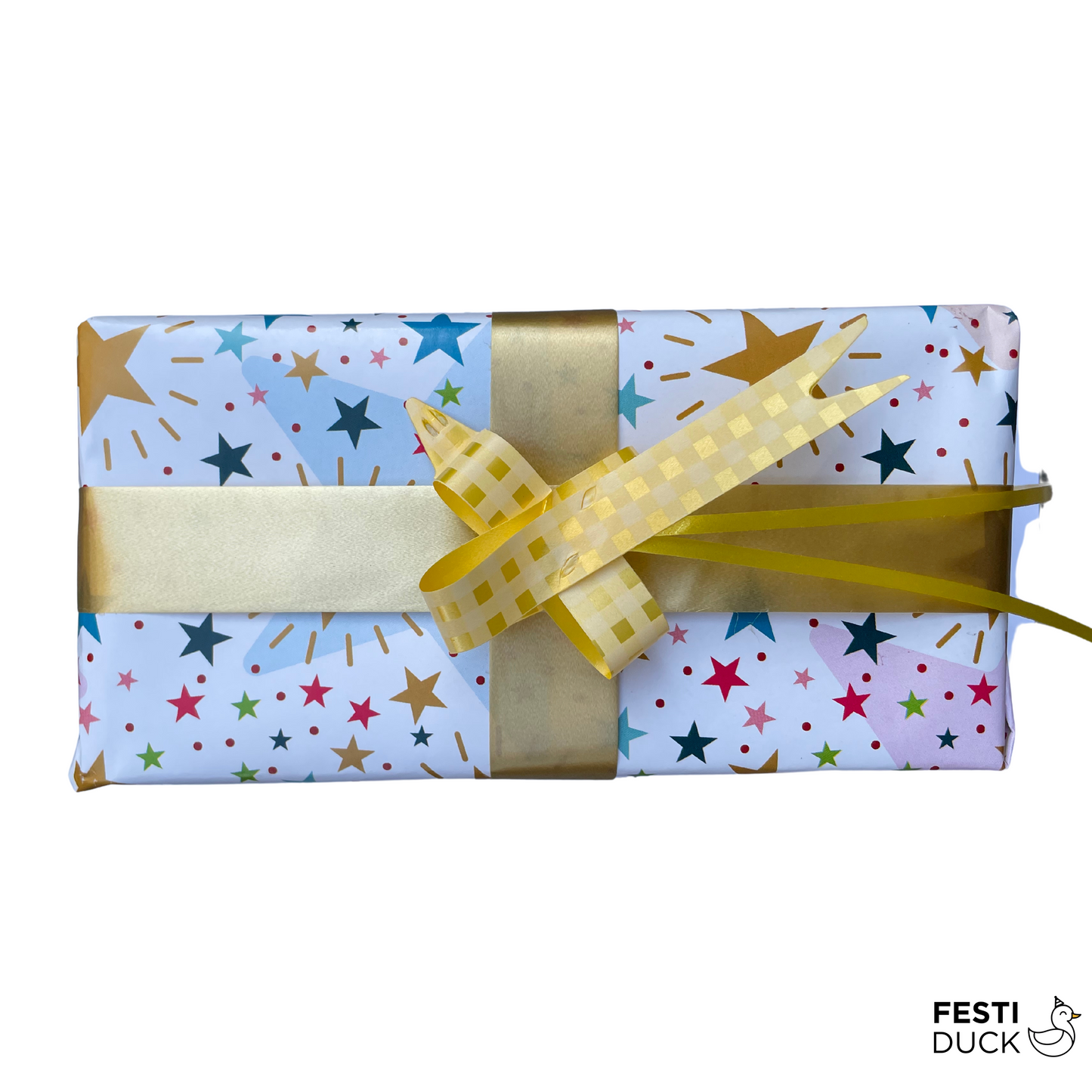 Premium Gift Wrapping Paper - Multicolour Star Gift Wrapping paper  70x50cm