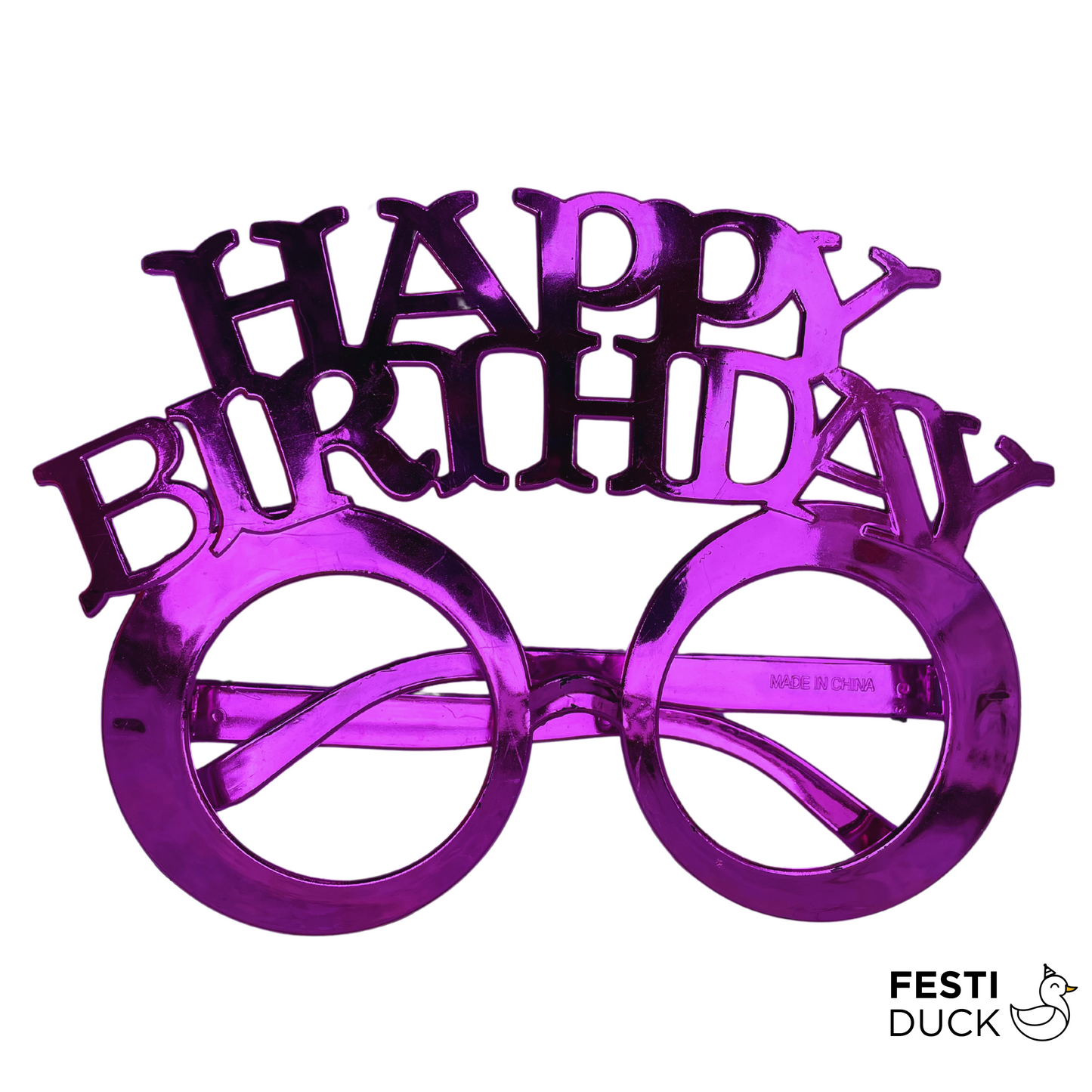 Festive Happy Birthday Party Goggles - Colorful Pack of 5