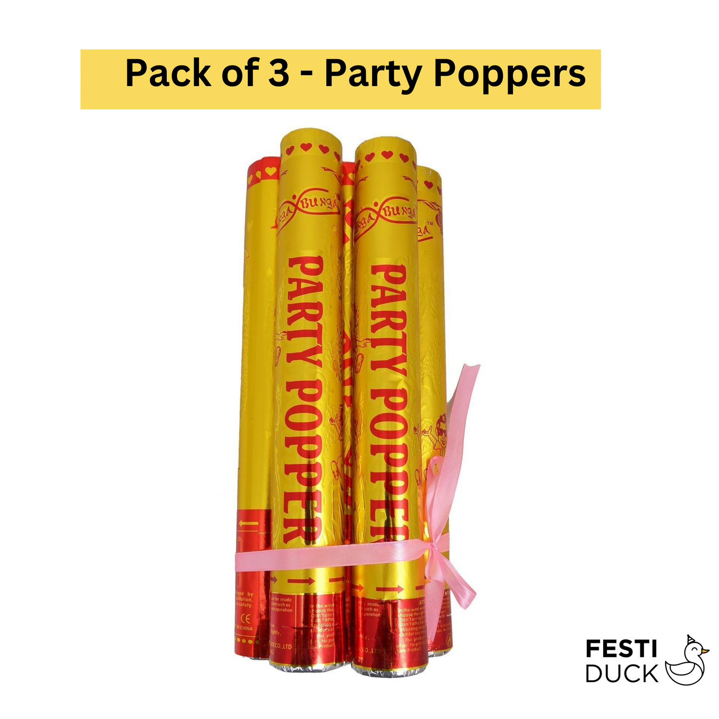 Festi Duck Party Poppers