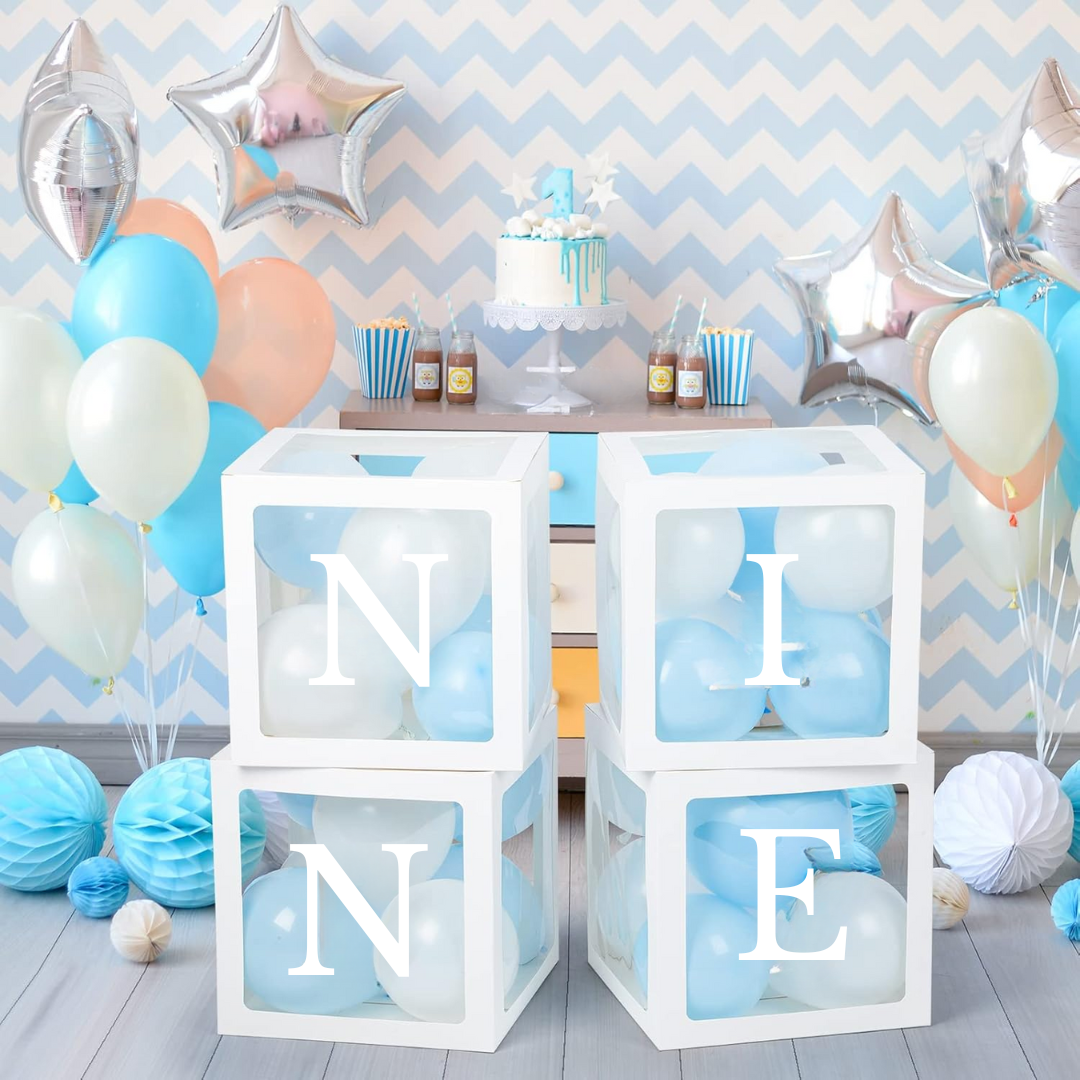 Premium NINE Letter Balloon Box Set