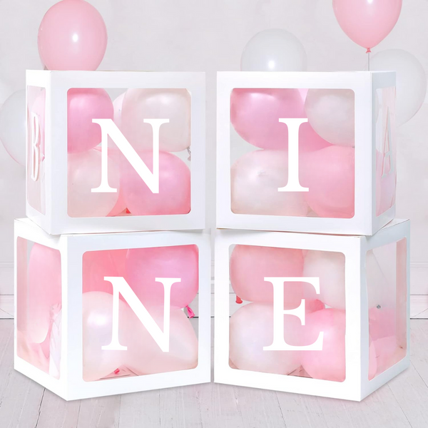 Premium NINE Letter Balloon Box Set