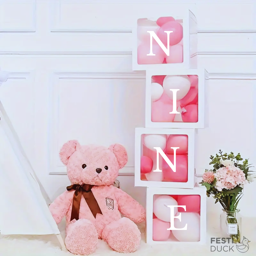 Premium NINE Letter Balloon Box Set