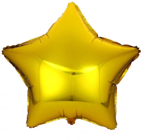 Gold Foil Star Balloon